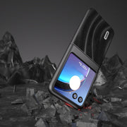 For Motorola Razr 40 Ultra ABEEL Galactic Pattern Protective Phone Case(Black)