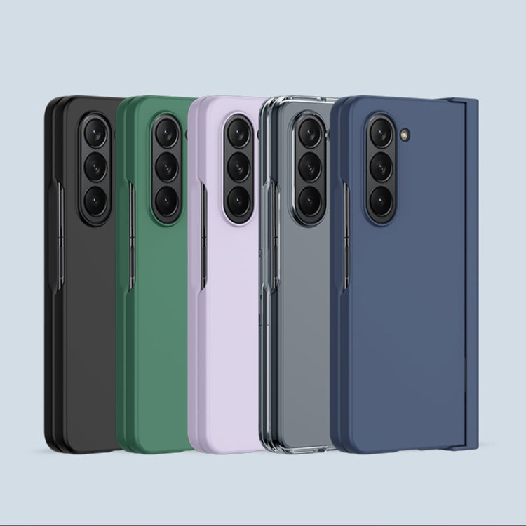 For Samsung Galaxy Z Fold5 Integrated Shockproof Phone Case with Pen Slot(Transparent)