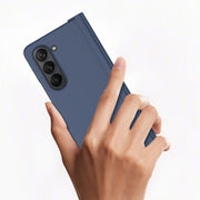 For Samsung Galaxy Z Fold5 Integrated Shockproof Phone Case with Pen Slot(Transparent)