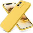For Motorola Moto G84 5G Solid Color Liquid Silicone Dropproof Full Coverage Phone Case(Yellow) - free shipping - PMC TechLife - Order now!