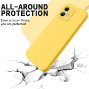 For Motorola Moto G84 5G Solid Color Liquid Silicone Dropproof Full Coverage Phone Case(Yellow)