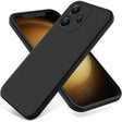 For Xiaomi Redmi 12 5G / Note 12R Pure Color Liquid Silicone Shockproof Phone Case(Black) - Xiaomi Cases by PMC TechLife | Online Shopping South Africa | PMC TechLife | Buy Now Pay Later Mobicred
