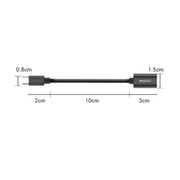 Yesido GS01 Type-C to USB 2.0 OTG Data Converter Cable(Black)