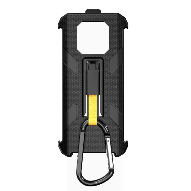 For Ulefone Armor 22 Ulefone Back Clip Phone Case with Carabiner(Black)