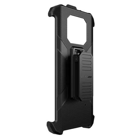 For Ulefone Armor 22 Ulefone Back Clip Phone Case with Carabiner(Black)