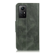 For Xiaomi Redmi Note 12S 4G Mirren Crazy Horse Texture Horizontal Flip Leather Phone Case with Holder & Card Slots & Wallet(Dark Green)