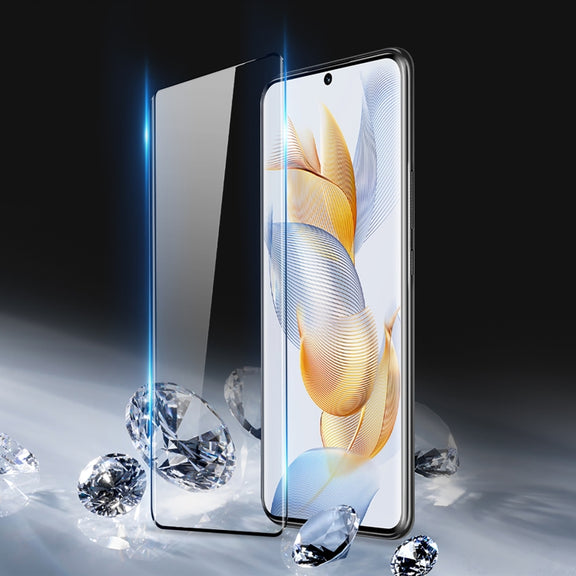 For Honor 90 10pcs DUX DUCIS 0.33mm 9H Medium Alumina Tempered Glass Film