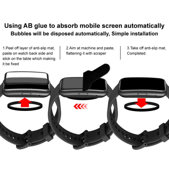 For COLMi C60 Smartwatch IMAK Plexiglass HD Watch Protective Film
