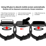 For COLMi C80 Smartwatch IMAK Plexiglass HD Watch Protective Film