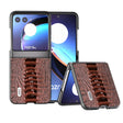 For Motorola Razr 40 Ultra ABEEL Genuine Leather Weilai Series Phone Case(Coffee) - free shipping - PMC TechLife - Order now!