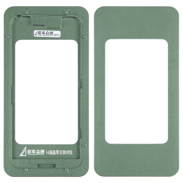 For iPhone 14 LCD Screen With Frame Bezel Calibration Fixed Mold