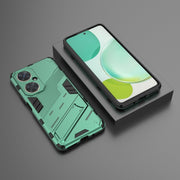 For Huawei nova 11i 4G Punk Armor 2 in 1 PC + TPU Phone Case with Holder(Green)