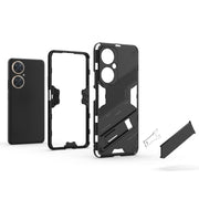 For Huawei nova 11i 4G Punk Armor 2 in 1 PC + TPU Phone Case with Holder(Green)