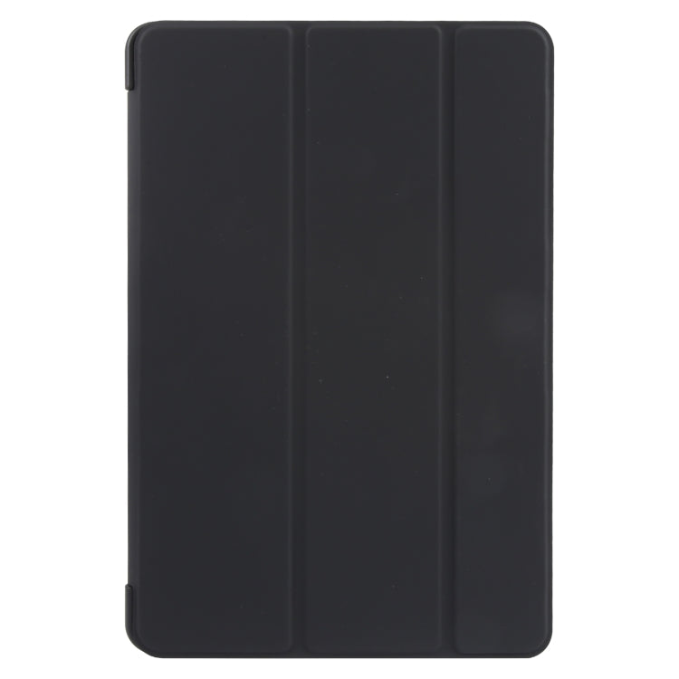 For Huawei MatePad 11 2023 GEBEI 3-folding Holder Shockproof Flip Leather Tablet Case(Black)