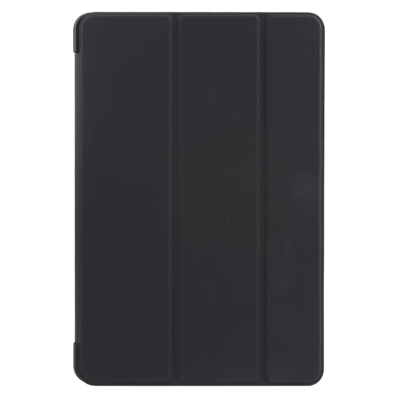 For Huawei MatePad 11 2023 GEBEI 3-folding Holder Shockproof Flip Leather Tablet Case(Black)