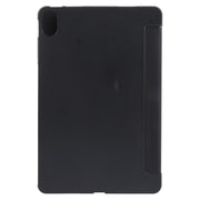 For Huawei MatePad 11 2023 GEBEI 3-folding Holder Shockproof Flip Leather Tablet Case(Black)