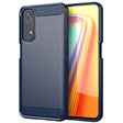 For Realme 7 Brushed Texture Carbon Fiber TPU Phone Case(Blue) - free shipping - PMC TechLife - Order now!