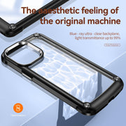 For iPhone 15 Pro TPU + PC Lens Protection Phone Case(Black)