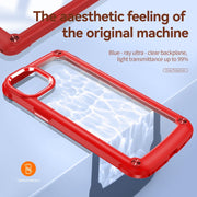 For iPhone 15 Plus TPU + PC Lens Protection Phone Case(Red)