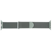 For Apple Watch 8 41mm Milanese Metal Magnetic Watch Band(Pine Green)