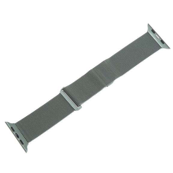 For Apple Watch 8 41mm Milanese Metal Magnetic Watch Band(Pine Green)