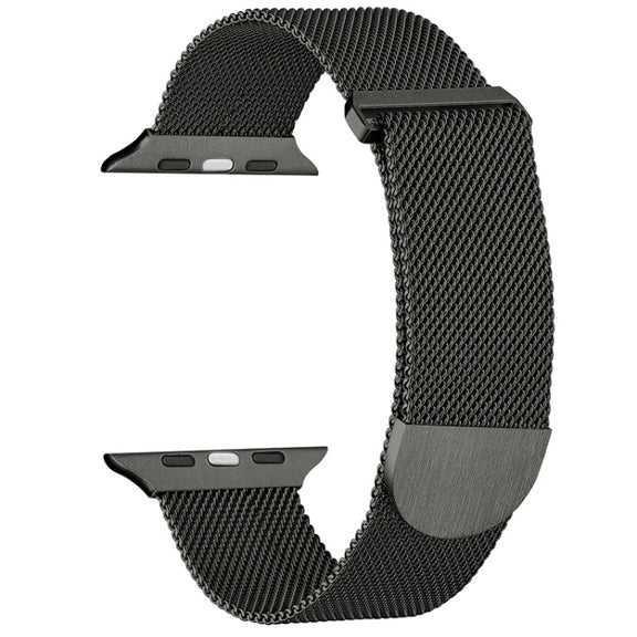 For Apple Watch 8 45mm Milanese Metal Magnetic Watch Band(Army Green)