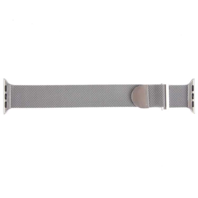 For Apple Watch 7 41mm Milanese Metal Magnetic Watch Band(Silver)