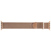 For Apple Watch 7 41mm Milanese Metal Magnetic Watch Band(Rose Gold)