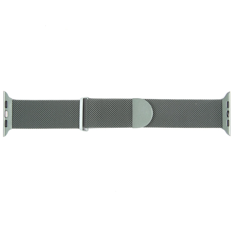For Apple Watch 5 40mm Milanese Metal Magnetic Watch Band(Pine Green)