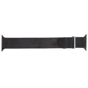 For Apple Watch 4 44mm Milanese Metal Magnetic Watch Band(Black)