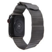 For Apple Watch 2 38mm Milanese Metal Magnetic Watch Band(Gunmetal)