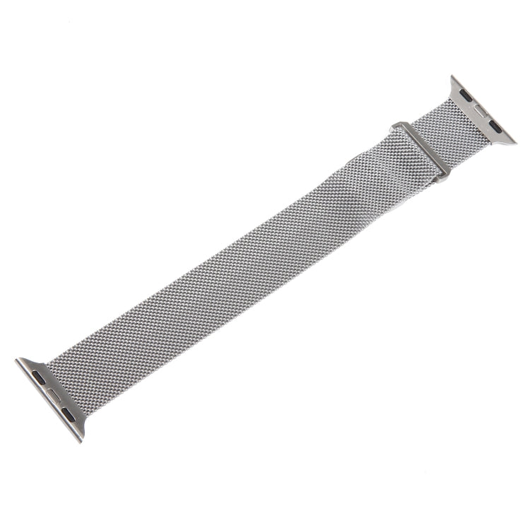 For Apple Watch 2 38mm Milanese Metal Magnetic Watch Band(Silver)