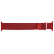 For Apple Watch 2 38mm Milanese Metal Magnetic Watch Band(Red)