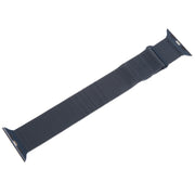 For Apple Watch 2 38mm Milanese Metal Magnetic Watch Band(Midnight Blue)