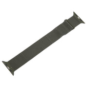 For Apple Watch 2 38mm Milanese Metal Magnetic Watch Band(Army Green)