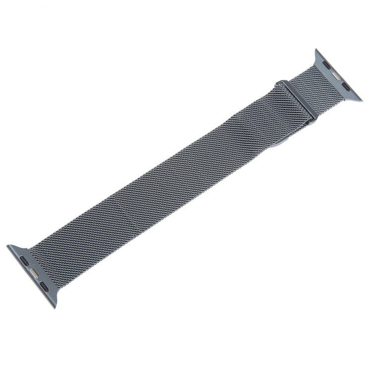 For Apple Watch 2 42mm Milanese Metal Magnetic Watch Band(Space Grey)