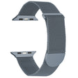 For Apple Watch 42mm Milanese Metal Magnetic Watch Band(Space Grey) - Watch Bands by PMC TechLife | Online Shopping South Africa | PMC TechLife