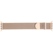 For Apple Watch 42mm Milanese Metal Magnetic Watch Band(Retro Gold)