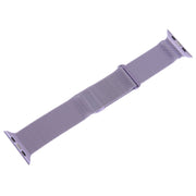 For Apple Watch 42mm Milanese Metal Magnetic Watch Band(Lavender Purple)