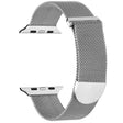 For Apple Watch 38mm Milanese Metal Magnetic Watch Band(Silver) - Watch Bands by PMC TechLife | Online Shopping South Africa | PMC TechLife