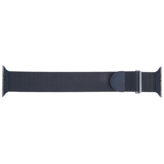 For Apple Watch 38mm Milanese Metal Magnetic Watch Band(Midnight Blue)