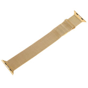 For Apple Watch 38mm Milanese Metal Magnetic Watch Band(Gold)