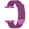 For Apple Watch 38mm Milanese Metal Magnetic Watch Band(Purple) - Watch Bands by PMC TechLife | Online Shopping South Africa | PMC TechLife