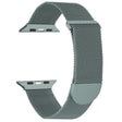 For Apple Watch 38mm Milanese Metal Magnetic Watch Band(Pine Green) - Watch Bands by PMC TechLife | Online Shopping South Africa | PMC TechLife