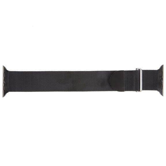 For Apple Watch 9 45mm Milanese Metal Magnetic Watch Band(Black)