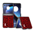 For Motorola Razr 40 Ultra ABEEL Black Edge Leopard Phone Case(Red Leopard) - free shipping - PMC TechLife - Order now!