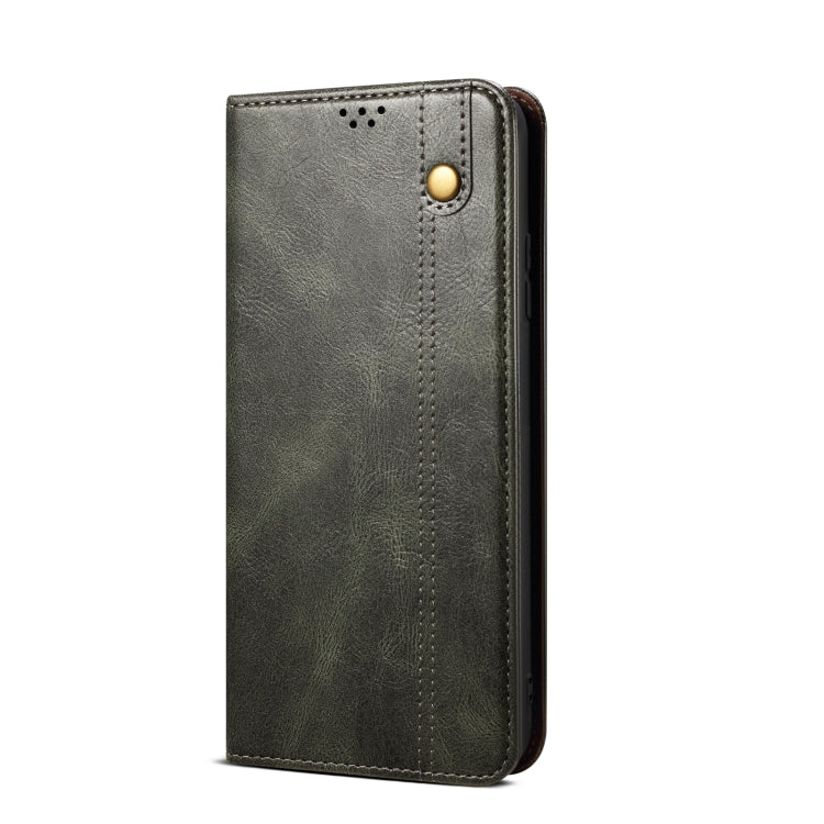 For Realme 11 Pro / 11 Pro+ Oil Wax Crazy Horse Texture Leather Phone Case(Green)