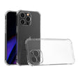 For iPhone 15 Pro Four-Corner Shockproof Clear TPU Phone Case(Transparent) - free shipping - PMC TechLife - Order now!