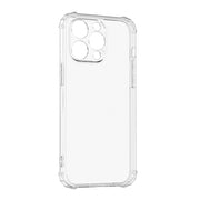 For iPhone 15 Pro Four-Corner Shockproof Clear TPU Phone Case(Transparent)