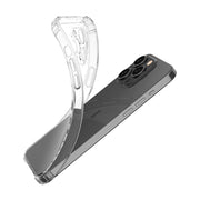 For iPhone 15 Pro Four-Corner Shockproof Clear TPU Phone Case(Transparent)